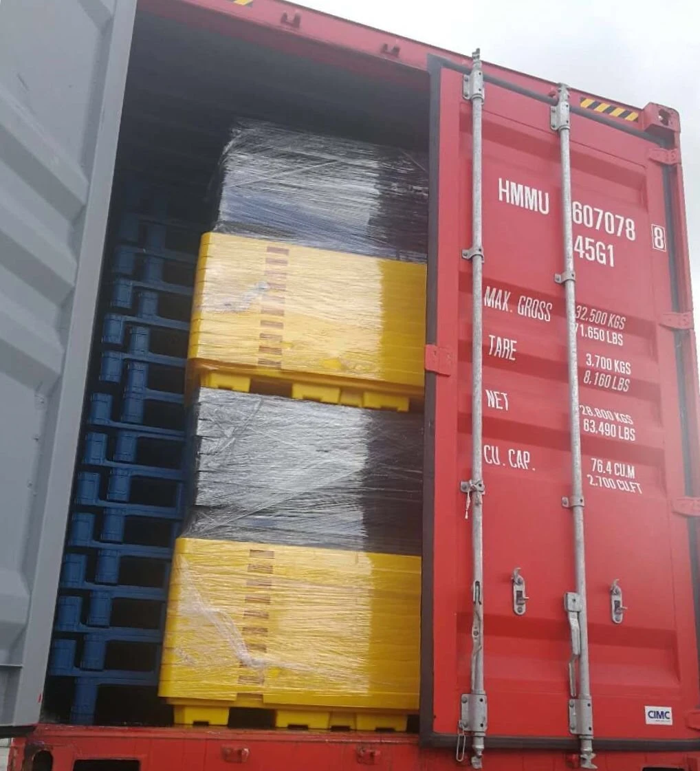 spill pallets container loading