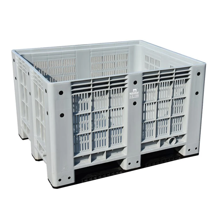 Contêiner de palete a granel rígido e ventilado