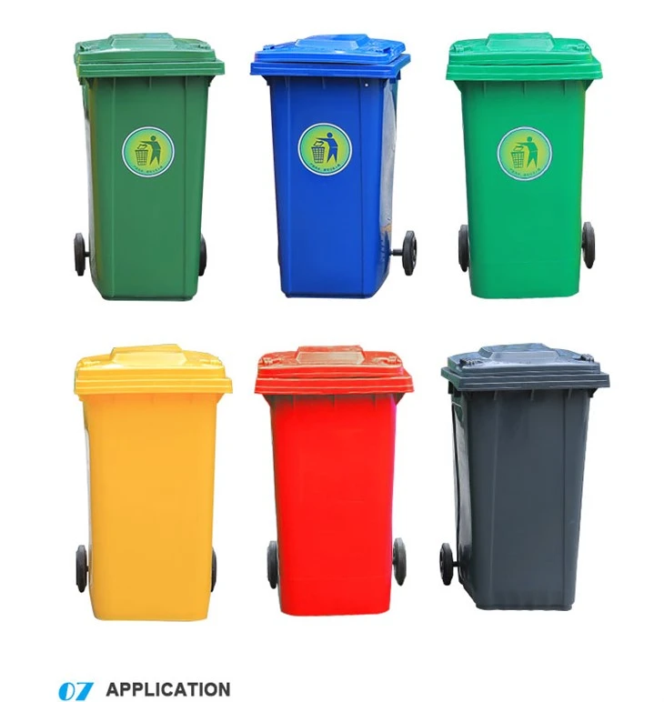 Papelera De Plástico Com Ruedas