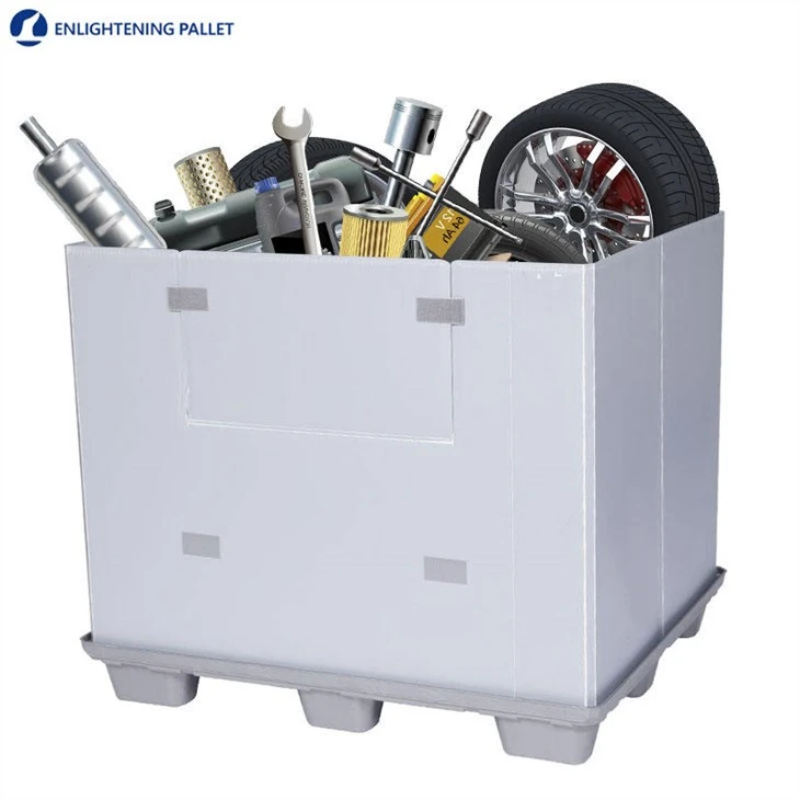 China Plastic Gaylord Pallet Container
