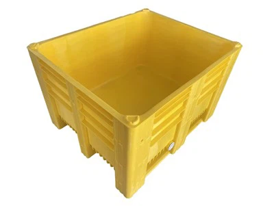 Caixa de paletes reciclados empilháveis ​​de plástico eco
