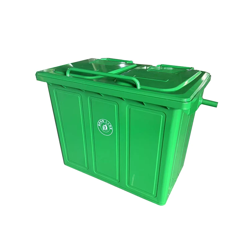 Lixeiras de aço com 4 rodas